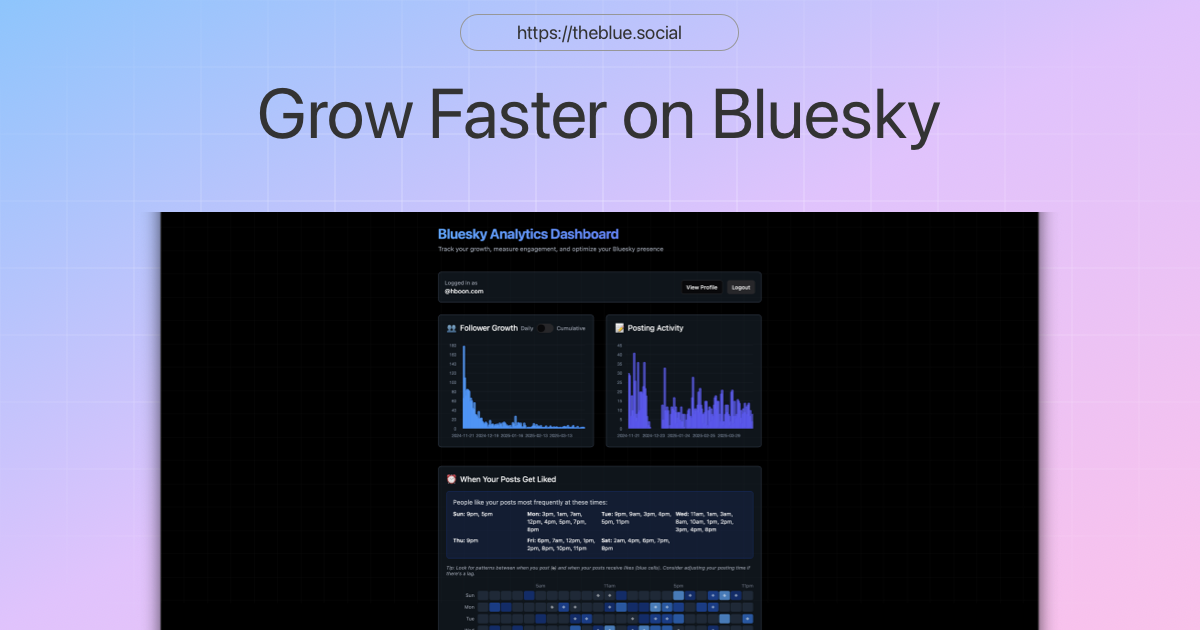 TheBlue.social — Bluesky tools for creators